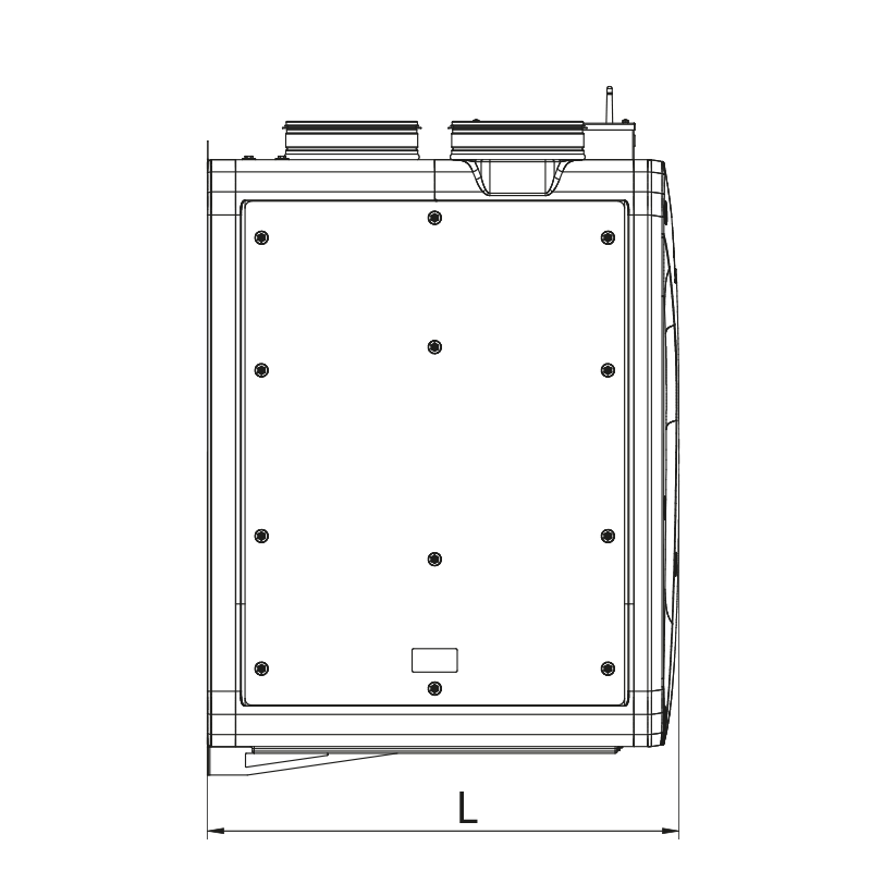 Blauberg Reneo SE 550 L S21 - Dimensions