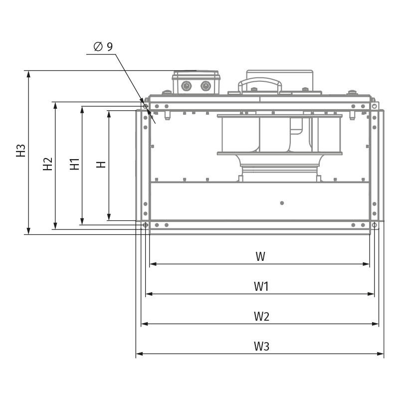 Blauberg Box-I EC 30x15-1 max  - Dimensions