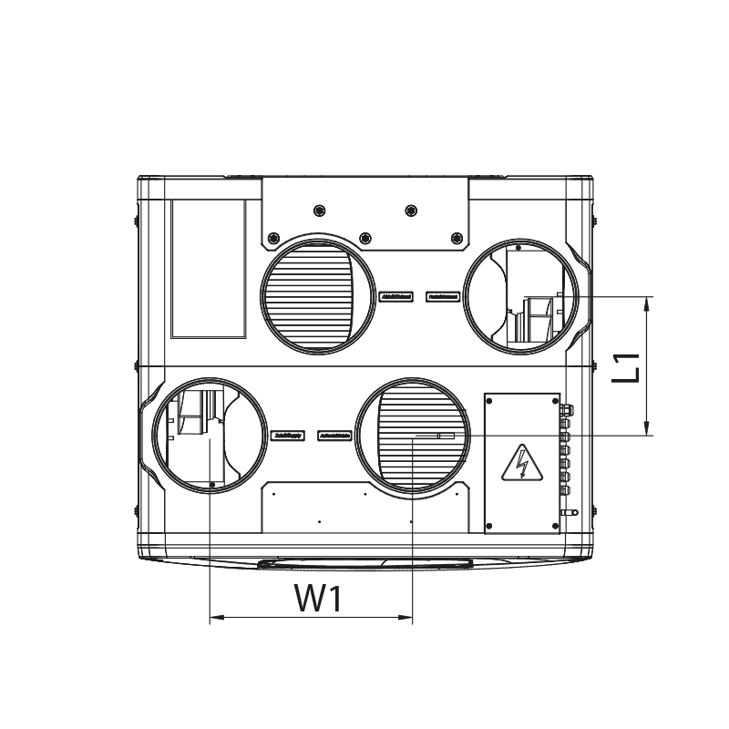 Blauberg Reneo SE 550 L S21 - Dimensions