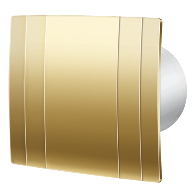 Blauberg Quatro Hi-Tech Chrome 100 SH - Extract fans with decorative front panel