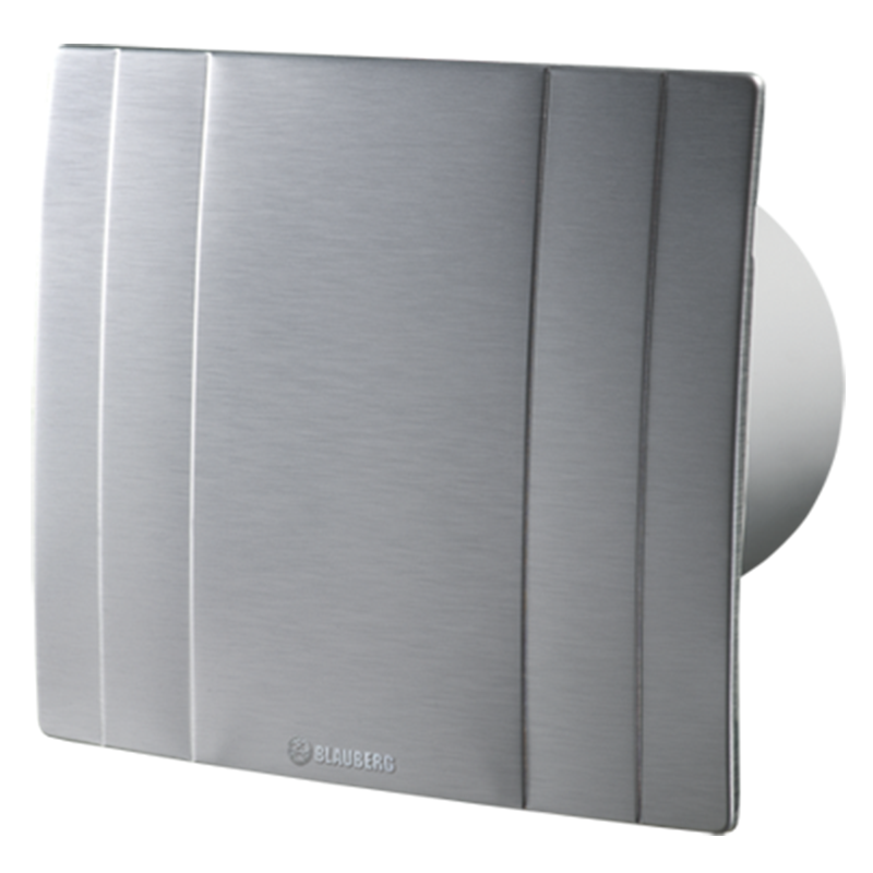 Blauberg Quatro Hi-Tech Chrome 100 SH - Extract fans with decorative front panel