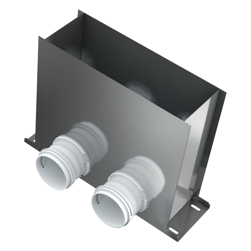 Series Blauberg BlauFast RPF 300x100/75x2 M - System 75 - Radial ductwork