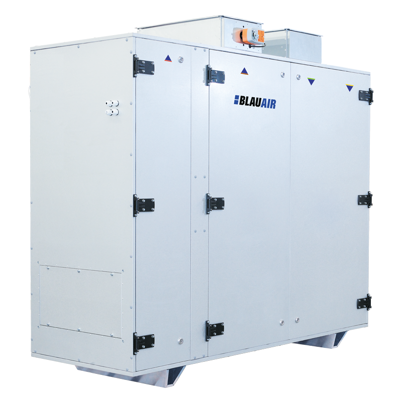 Series Blauberg BlauAIR CFV - Vertical Units - Counterflow commercial AHU