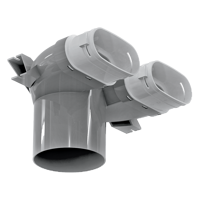 System 52 - Radial ductwork - Series Blauberg BlauFast OPZ 52x2