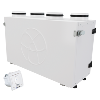 Crossflow residential AHU - Air handling units - Blauberg KOMFORT Ultra EC S2 300-H S2 white